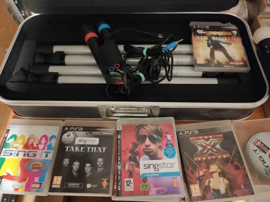 Gitara guitar hero Playstation3 dj hero ps3 move kamera mikrofon pad