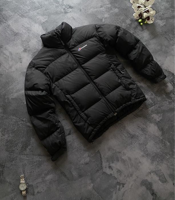 Зимний дутый пуховик Berghaus чёрный оригинал