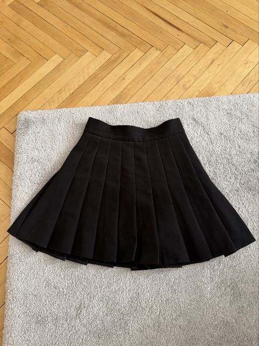 Спідниця міні плісерована чорного кольору