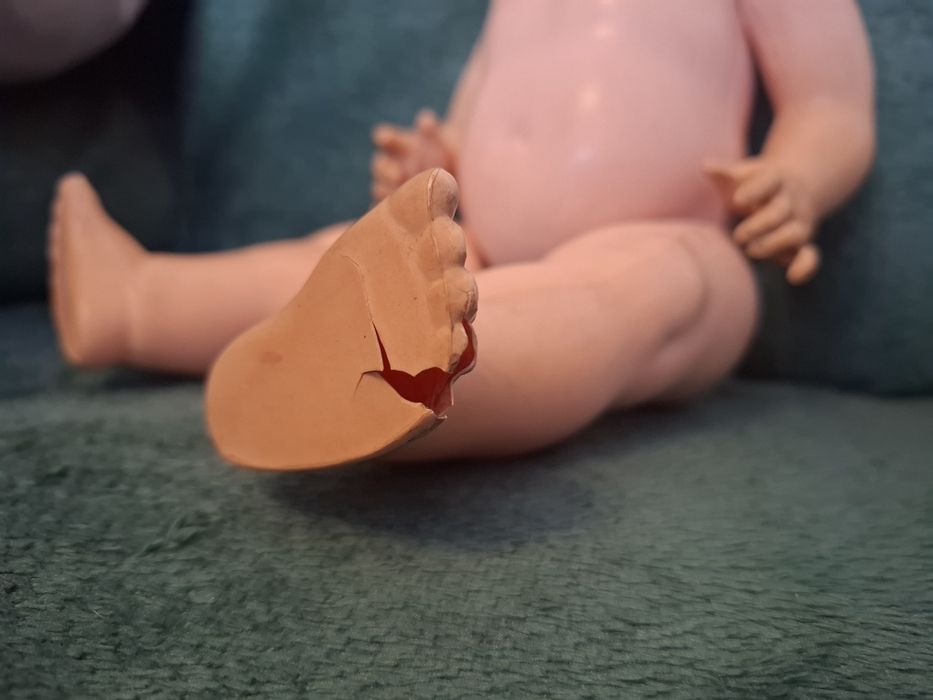 stara lalka Inge Schildkröt celuloid r. 46