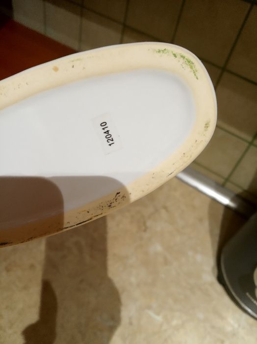 piękny biały wazon z liśćmi kolekcja