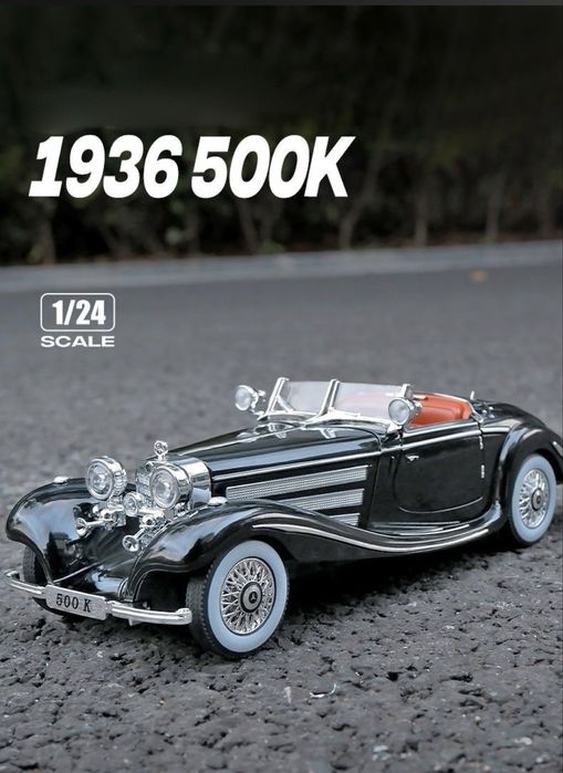 Модель автомобіля Mercedes-Benz 500K  Roadster 1936р.  звук світло