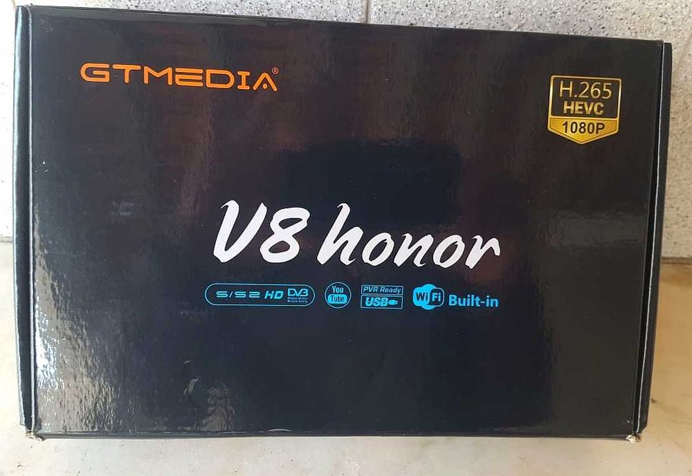 Box satélite GT media V8 honor