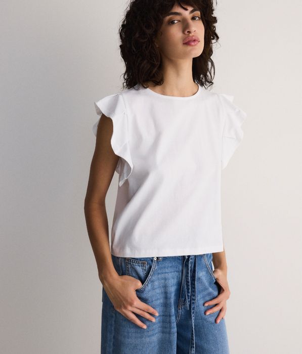 Біла святкова футболка reserved