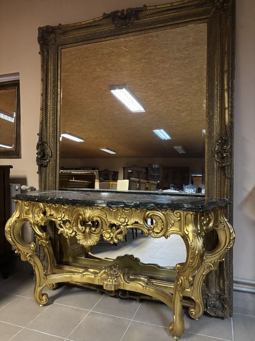 Piękna Włoska Duża Stylowa Złota Konsola 160 cm Silik Zapraszam:)