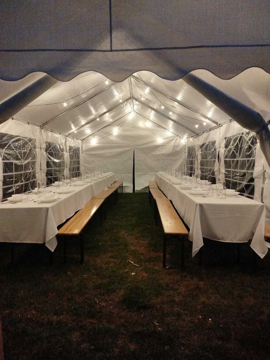 Wynajem namiotów/wyposażenia/drink bar