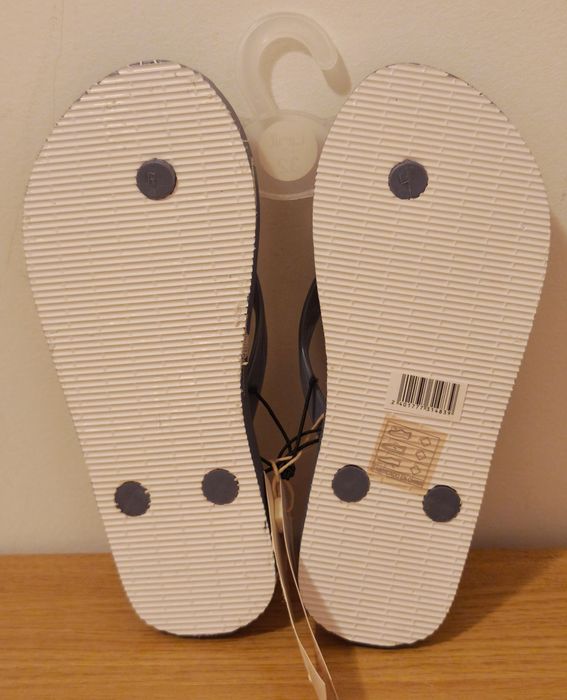 Chinelos azul marinho novos da Unit kids