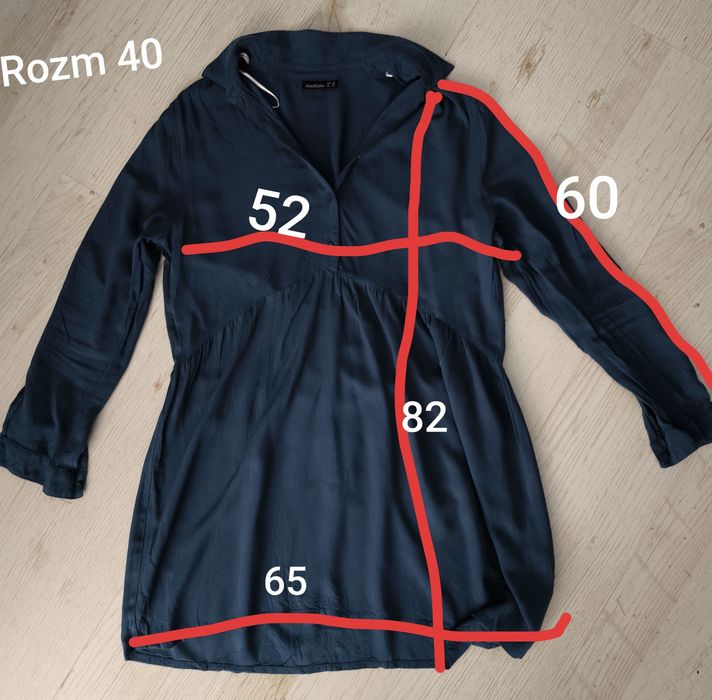 Tunika wiskoza rozm 40 lekka do karmienia
