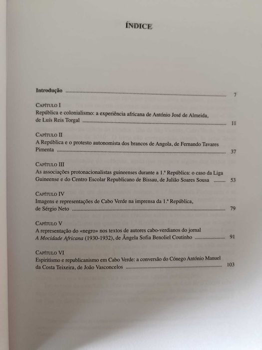 Livro República e Colonialismo na África Portuguesa, Fernando Pimenta