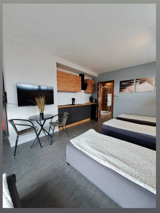 Apartament typu studio dla 4 osób PIANO kwatery pracownicze, noclegi
