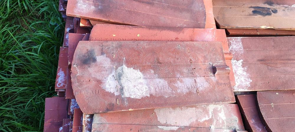 Dachówka karpiówka - oczyszczona z demontażu