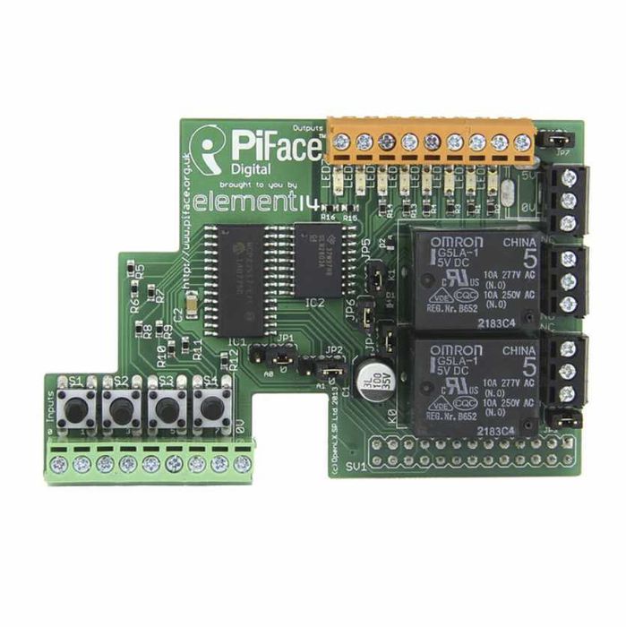 PiFace Digital 2.1 для Raspberry Pi