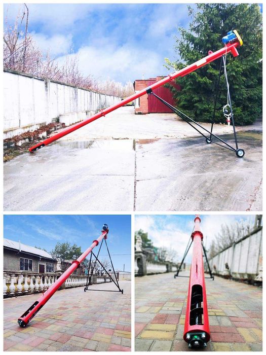 ф159*6м шнек, шнековый навантажувач, протруювач, підборщик, бункер