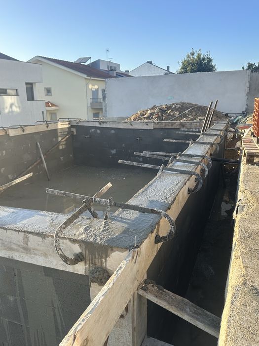 Construção de piscina