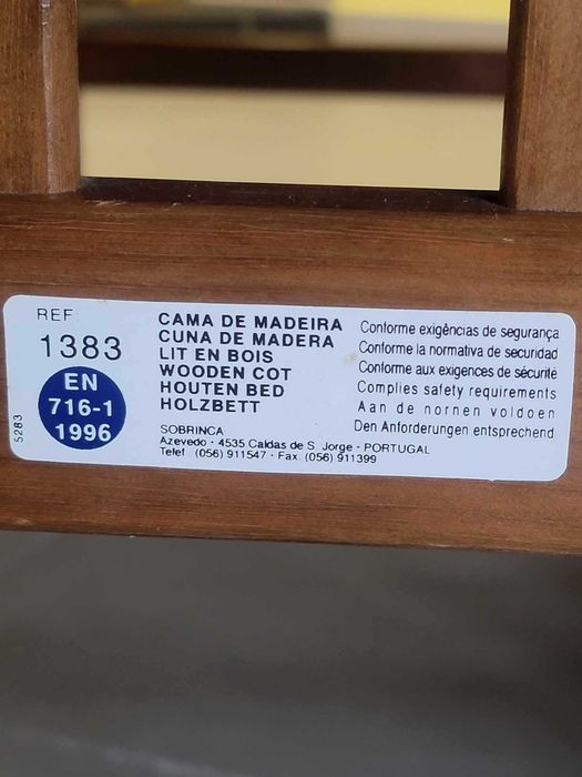 Berço bebé e criança