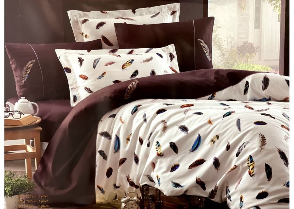 Постельное белье Maison D'or Pulume Volante люкссатин с вышивкой