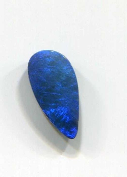 Opala Negra Australiana Natural – 3,00 Quilates (16 mm x 8 mm) Pedra Deslumbrante