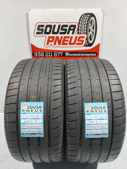 2 pneus semi novos 275-35R19 Bridgestone - Oferta dos Portes