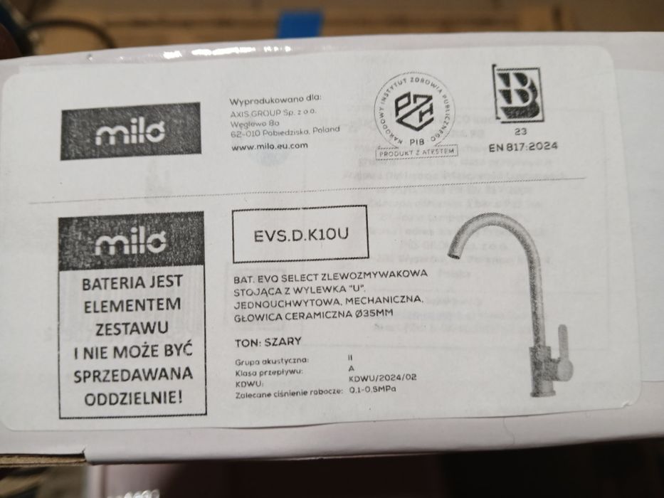 Bateria do zlewozmywaka