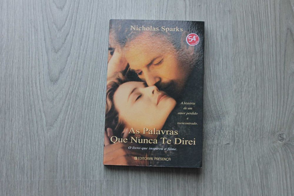 Livro As palavras que nunca te direi da autoria de Nicholas Sparks