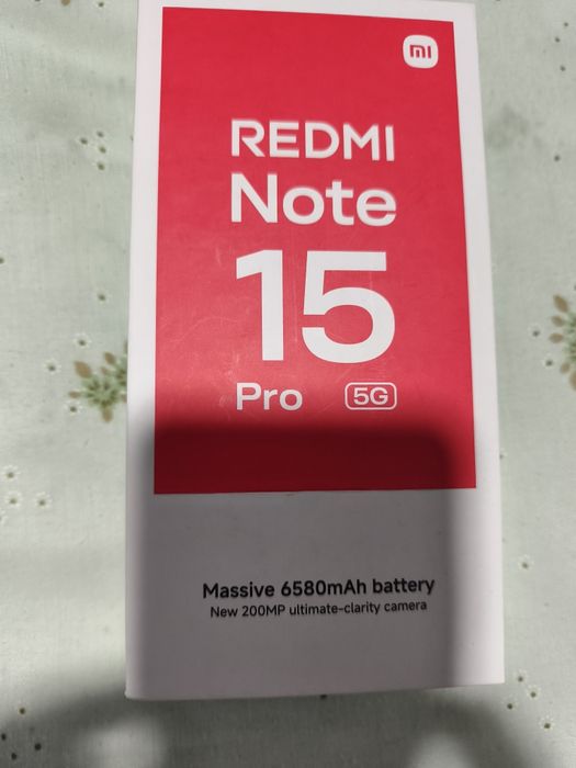 Xiaomi redmi note 15pro 5G 256gb camara 200megapixel