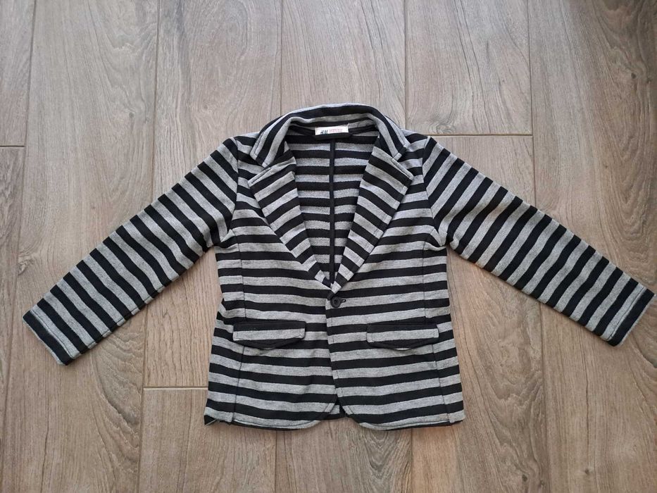 Marynarka dla chłopca H&M- bawełniana- 110/116