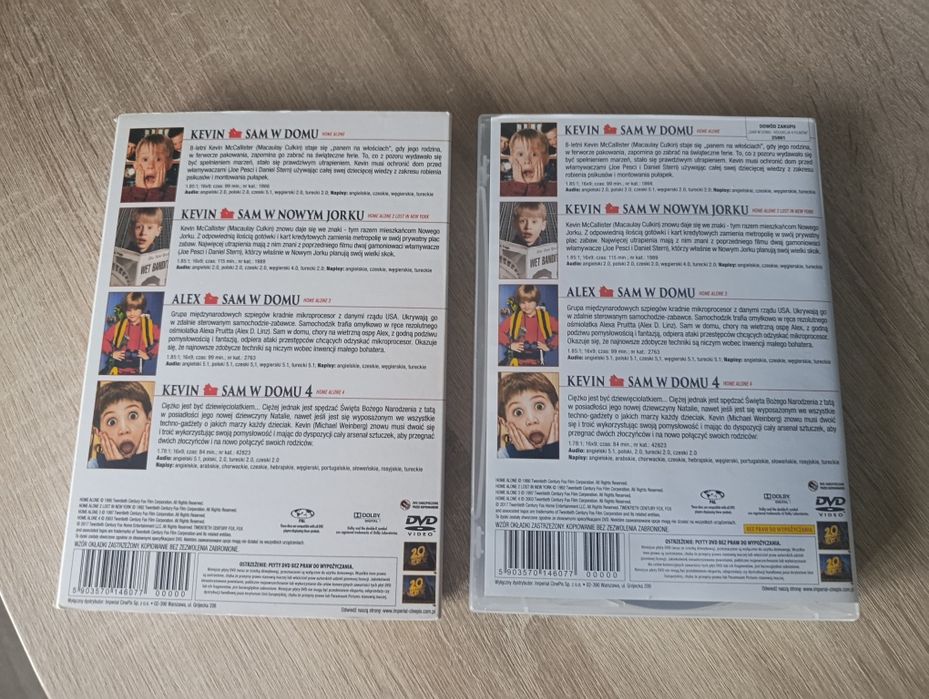Kolekcja: Kevin sam w domu płyta DVD