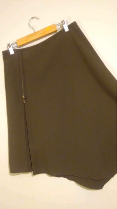 Saia verde tropa Mango