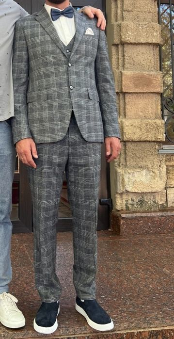 Стильный мужской костюм, 48-50