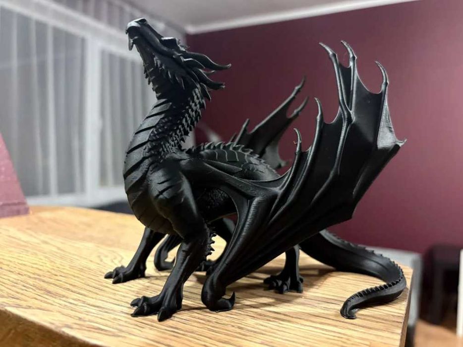Figurka smoka z druku 3D