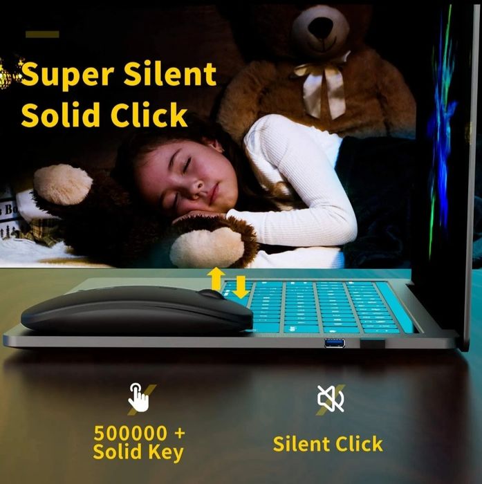 Rato wireless bluetooth, necessita de pilhas. Design ultrafino e elega64552311247618122