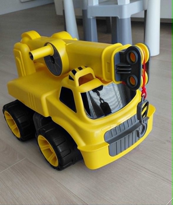 Jeździk Dźwig Power Worker Maxi Crane BIG, zabawka dla dziecka