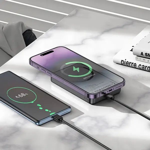 Павербанк 10000 mAh повербанк 10000 з швидкою зарядкою PD20W HOCO Q34 павер банк 10000 з MagSafe повер банк купить повербанк ОПТ павербанки оптом