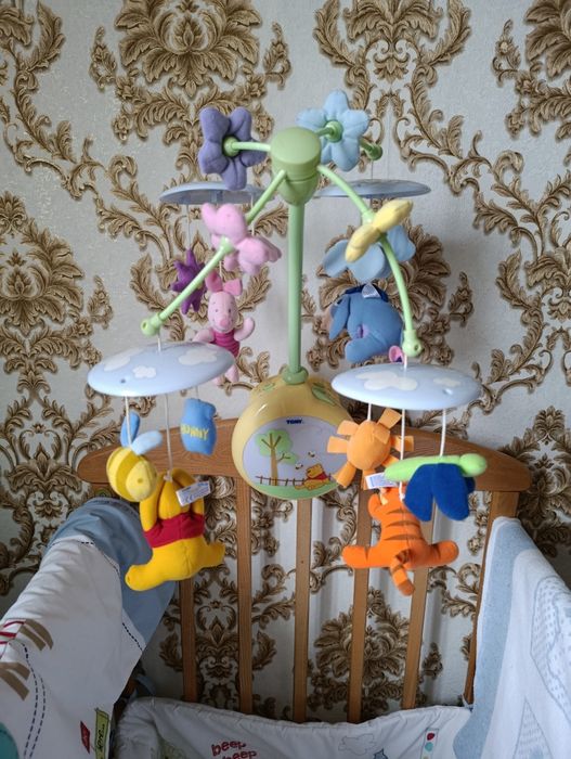 Дитячий мобіль, нічник, підвіска в колиску, люльку