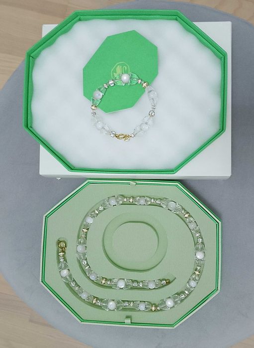 Swarovski Naszyjnik + Bransoletka Kolekcja Somnia
