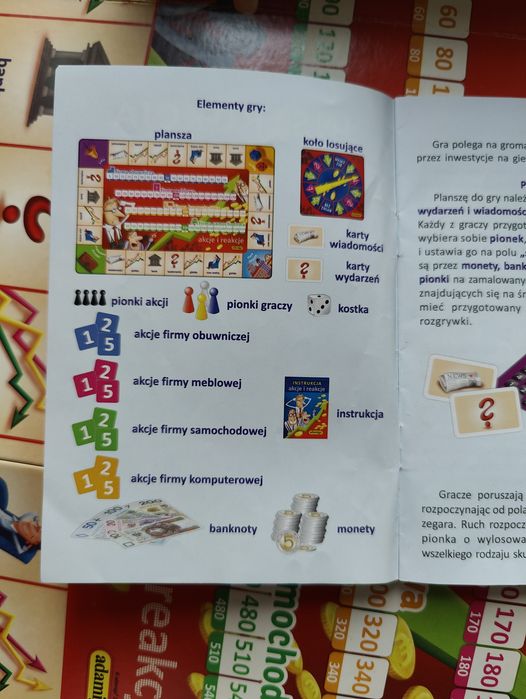 Strategiczna gra planszowa akcje i reakcje