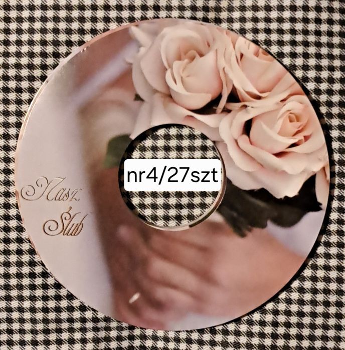Naklejki ślubne na DVD zestaw 240szt