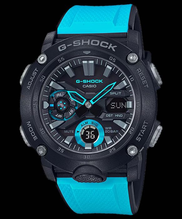 Casio G-Shock GA-2000-1A2 NEW ORIGINAL | Carbon-Core