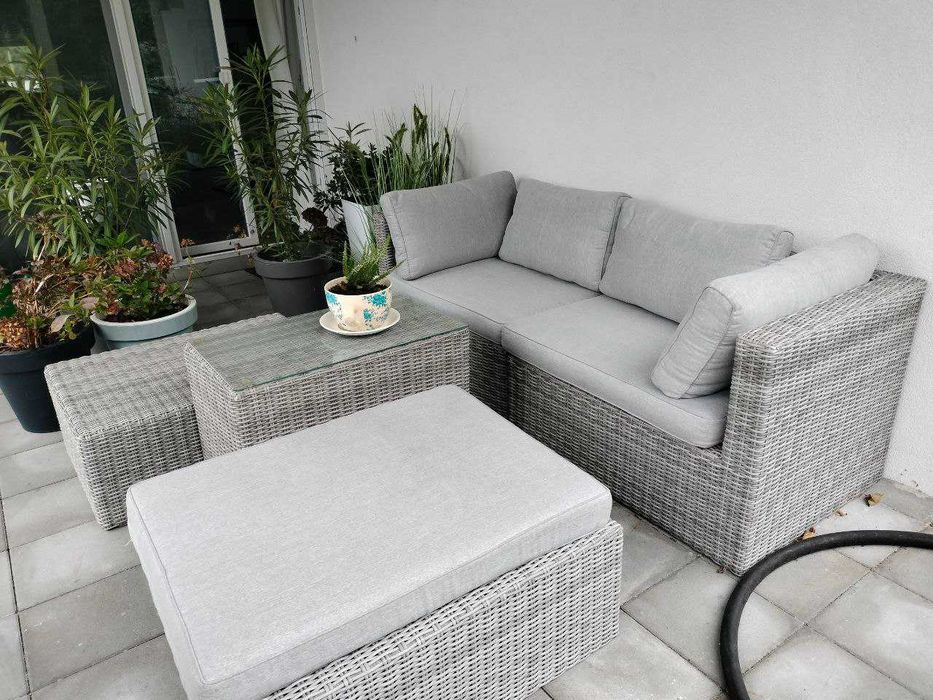 Komplet mebli ogrodowych jak nowe z OBI