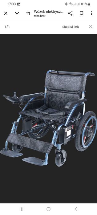 Elektryczny Wózek inwalidzki DY01109 Reha Fund