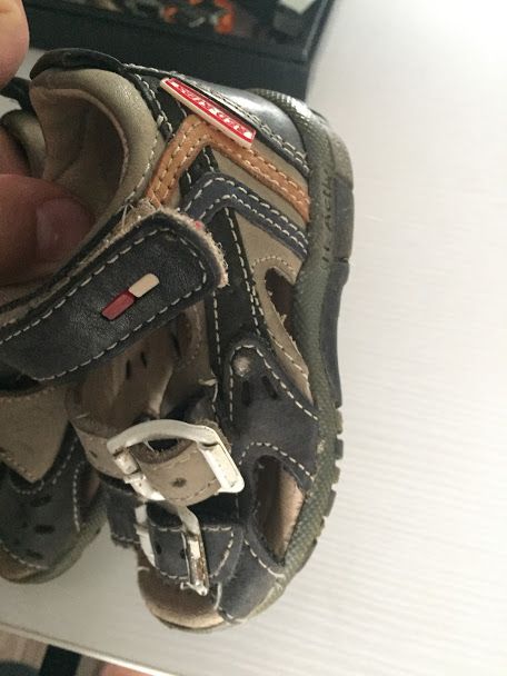 Ортопедические кожаные босоножки