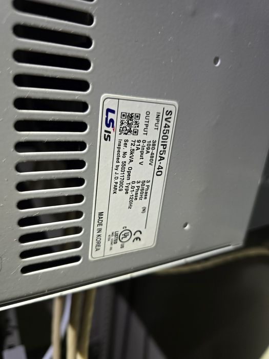 Перетворювач частотиLS iP5A SV450iP5A-4O 45 кВт 3-ф/380