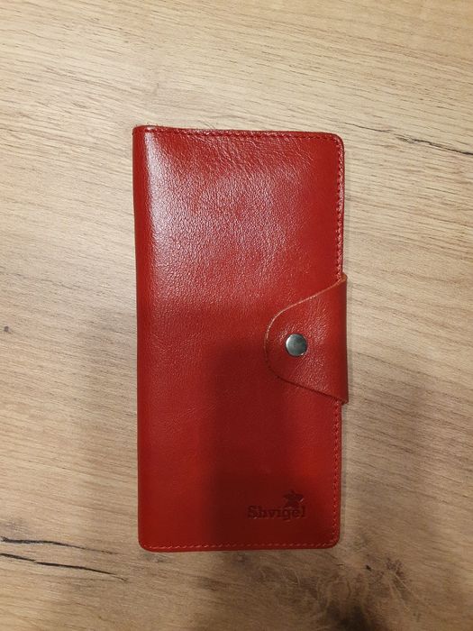 Жіночий шкіряний гаманець Shvigel українського виробника.