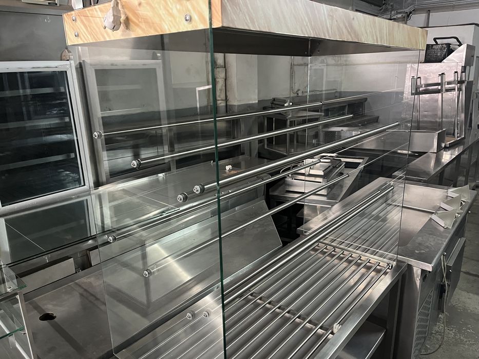 Móvel de Pão escaparate em inox como novo 2.20mt
