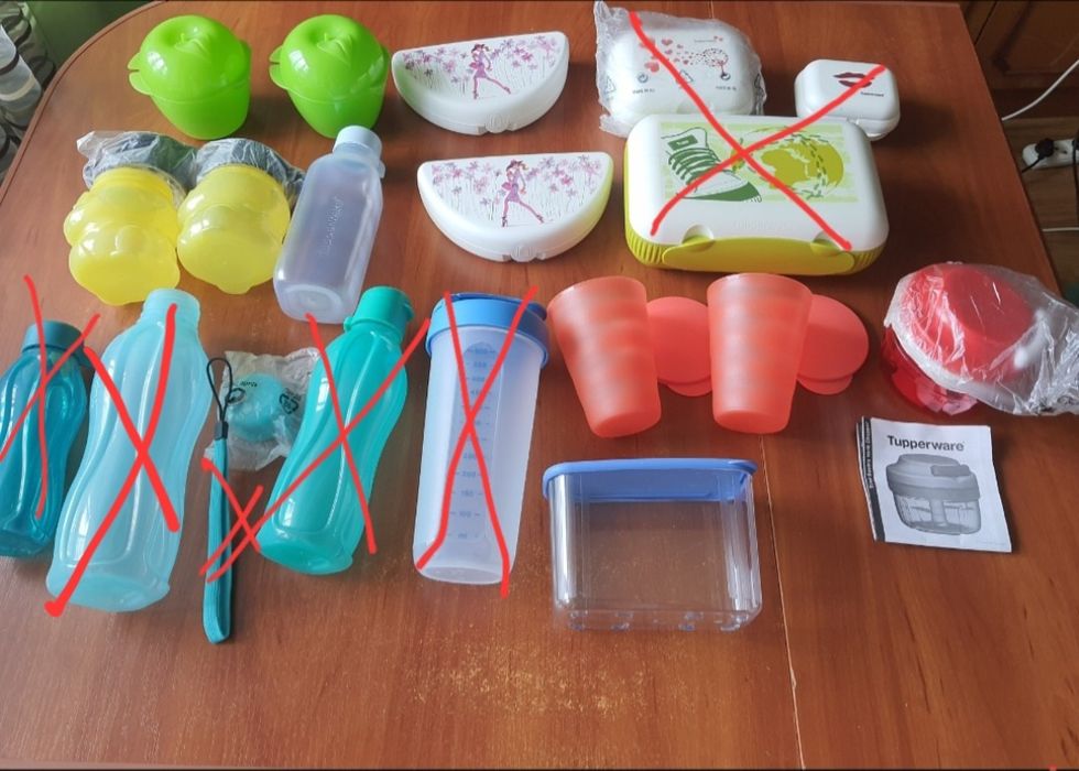 Набір посуду Tupperware