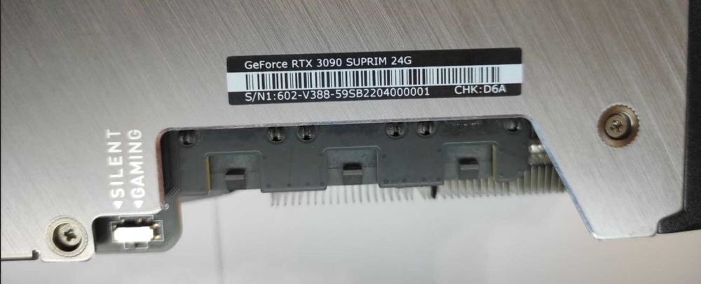 MSI GeForce RTX 3090 SUPRIM X 24