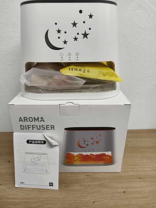 Aromatyzer / dyfuzor zapachowy z efektem płomienia i gwiazd