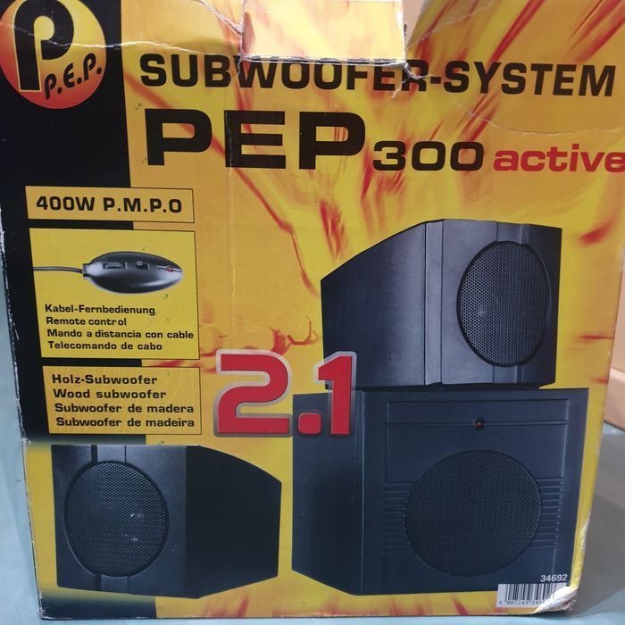Sprawny Subwoofer system PEP 300 active!