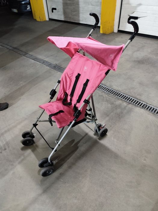 Carrinho bengala rosa
