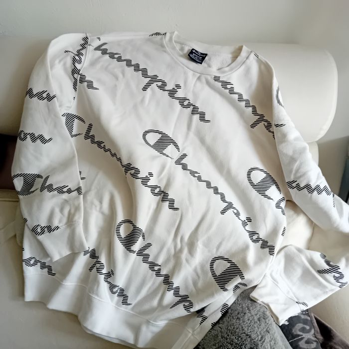 Bluza M Champion biala bawelna